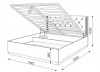 Кровать с подъемным механизмом "Тиффани" 1200 - Мебельный салон "Палитра"
