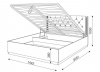 Кровать с подъемным механизмом "Тиффани" 1600 - Мебельный салон "Палитра"