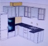 Кухня для "Студии" - Мебельный салон "Палитра"