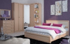 БЕАТРИС (Спальня) М09 кровать 1,6 с мягкой спинкой, с настилом - Мебельный салон "Палитра"