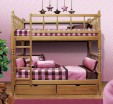Кровать двухъярусная детская массив - Мебельный салон "Палитра"