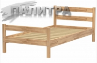 Кровать 1200 двойная массив  - Мебельный салон "Палитра"