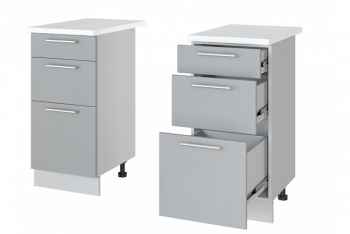 Стол рабочий 400 мм 3 ящика - Мебельный салон "Палитра"