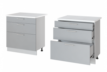 Стол рабочий 800 мм 3 ящика - Мебельный салон "Палитра"