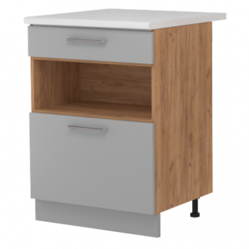 Стол рабочий 600 мм 2 ящика + ниша - Мебельный салон "Палитра"