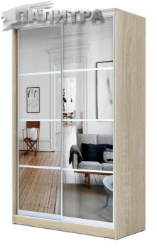 Шкаф - Купе 2-х дверный зеркала - Мебельный салон "Палитра"